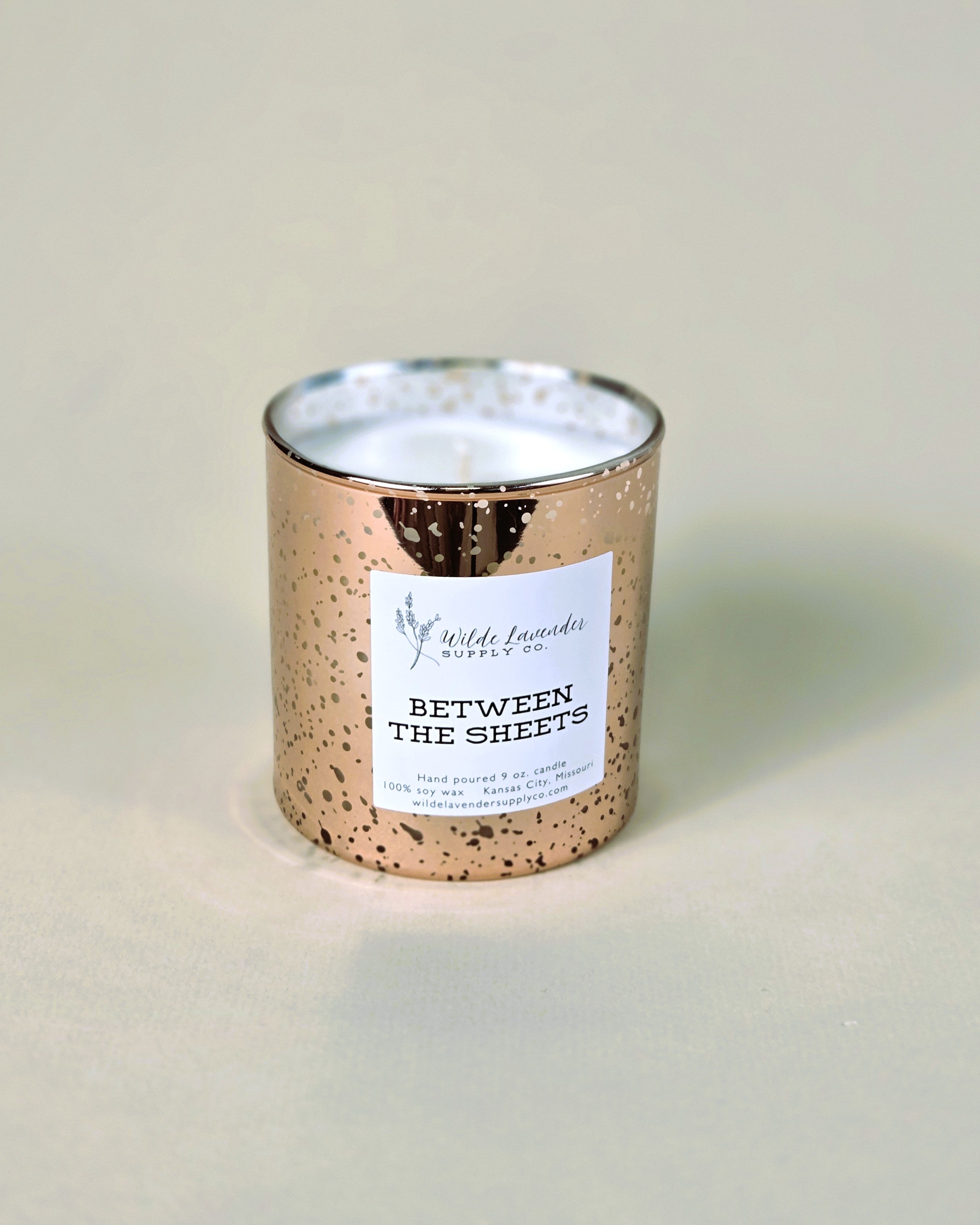 Between the Sheets Mercury Glass Candle