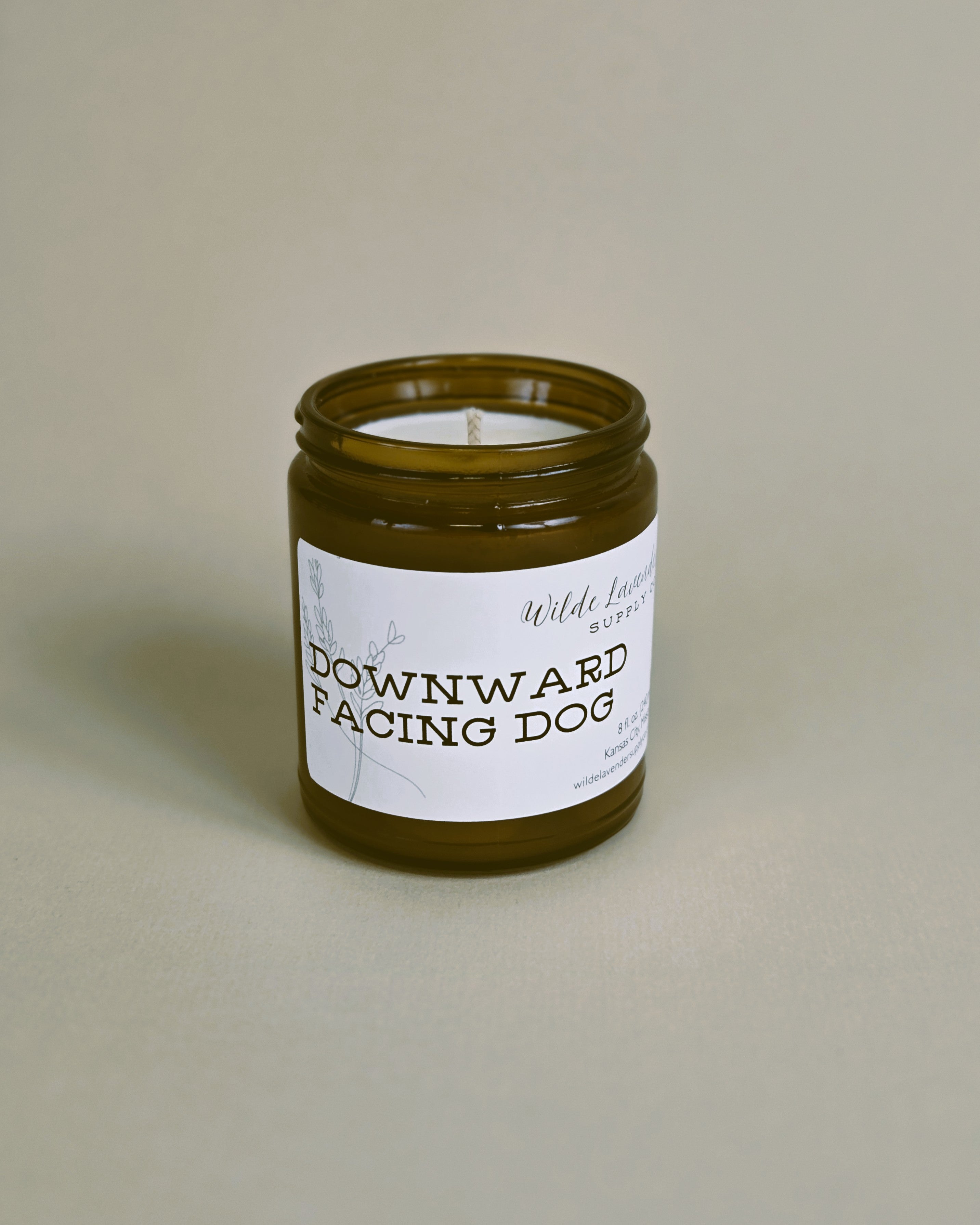 Downward Facing Dog Candles